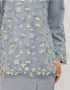 BAJU KURUNG KEDAH ZESTIA (LIGHT BLUE)